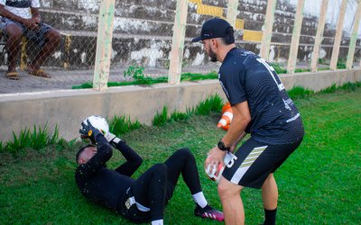 Treinamento de goleiro